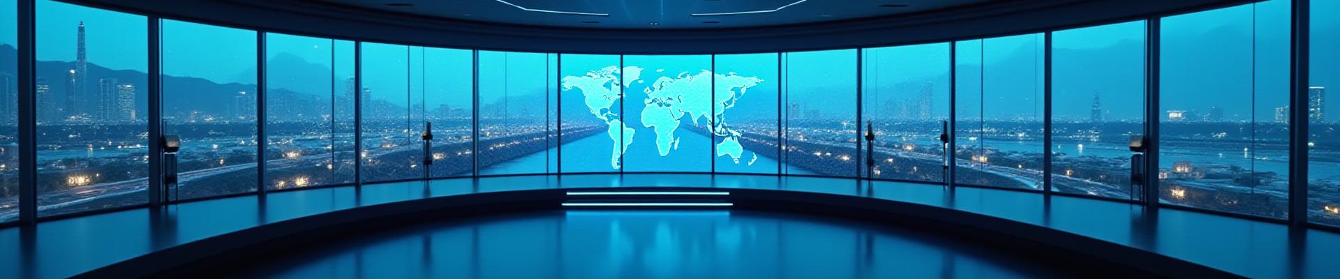 Modern maritime technology interface background